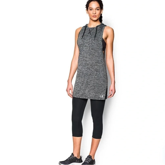 Under‎ Armour Women's Tech Hooded Tunic Black Galaxy Size Small NWOT - Picture 3 of 14